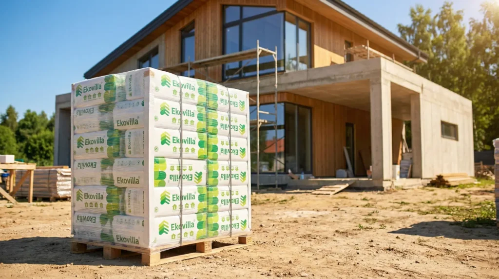 EkoPoddasze - Docieplenia Celulozą - marka Ekovillla